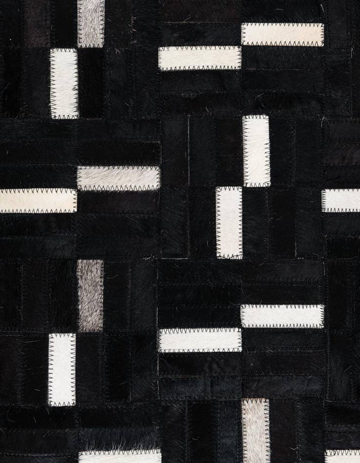 Detail image of  8' 2 x 10' 1 Cowhide Leather Rug