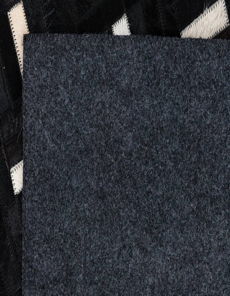 Detail image of  8' 1 x 10' Cowhide Leather Rug