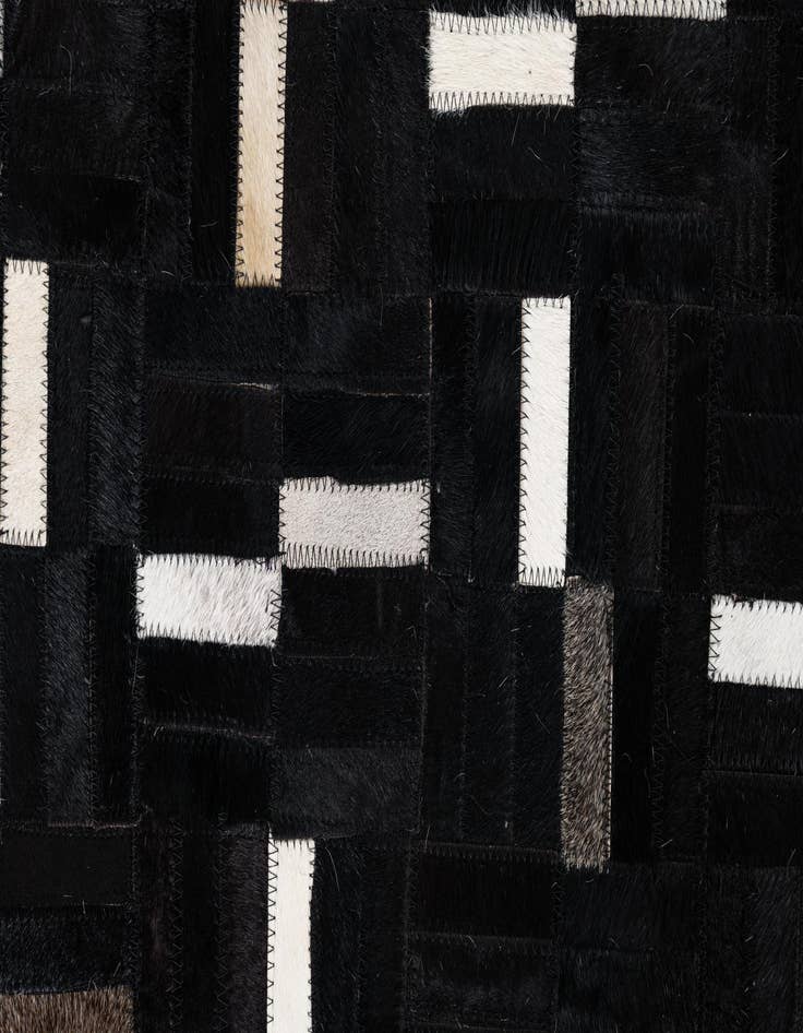 Detail image of  8' x 9' 10 Cowhide Leather Rug