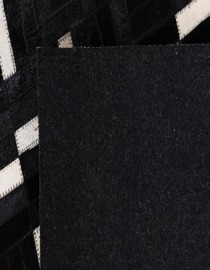 Detail image of  8' x 9' 10 Cowhide Leather Rug