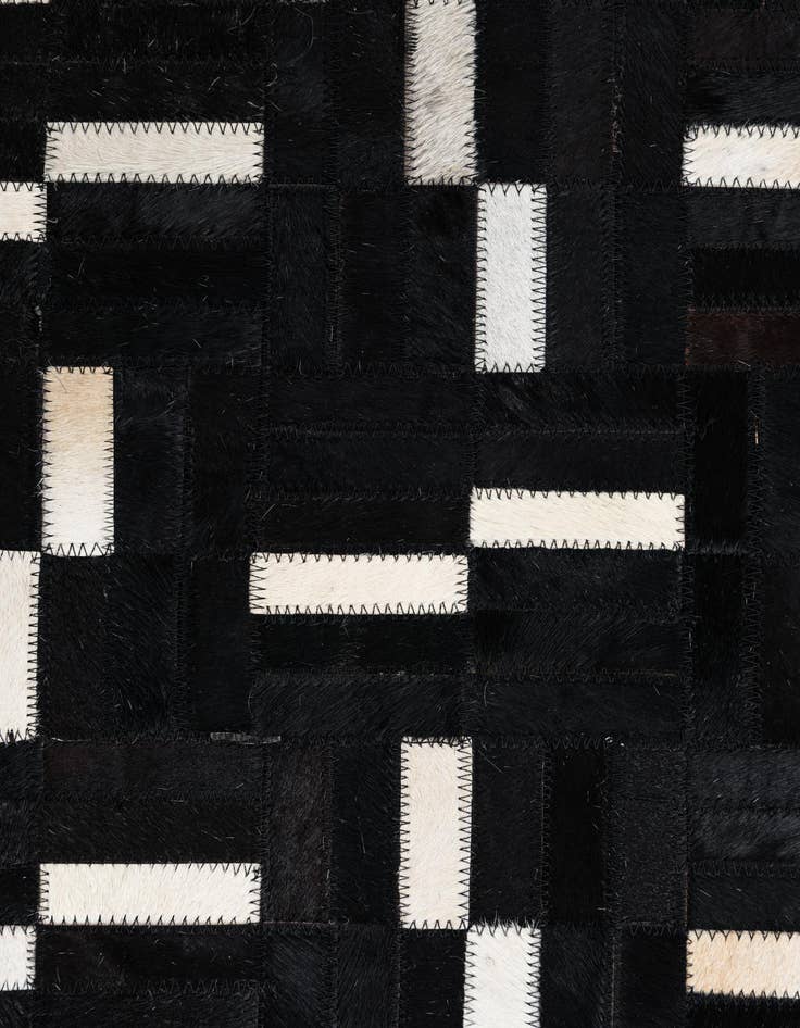 Detail image of  7' 10 x 10' 2 Cowhide Leather Rug