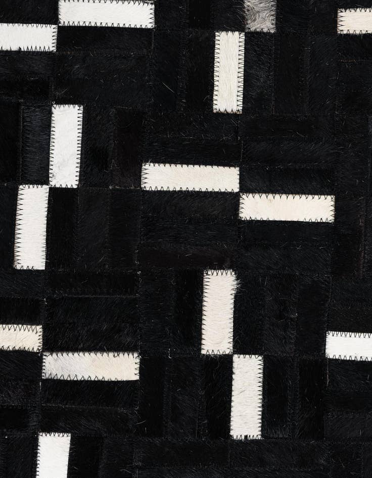 Detail image of  7' 10 x 10' 2 Cowhide Leather Rug