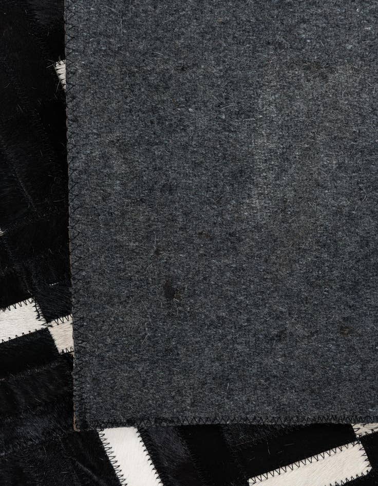 Detail image of  7' 10 x 10' 2 Cowhide Leather Rug