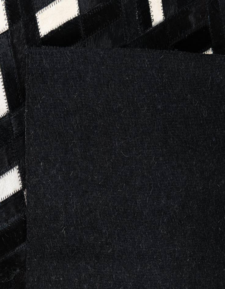 Detail image of  7' 10 x 9' 9 Cowhide Leather Rug