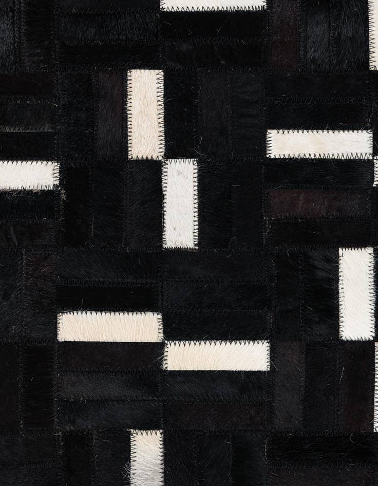 Detail image of  8' x 10' Cowhide Leather Rug