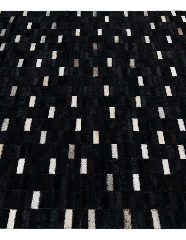 Detail image of  5' x 8' 1 Cowhide Leather Rug