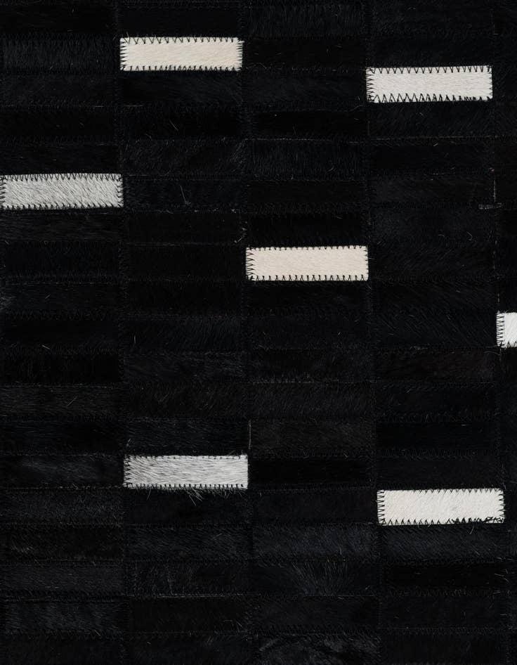 Detail image of  5' x 8' 1 Cowhide Leather Rug