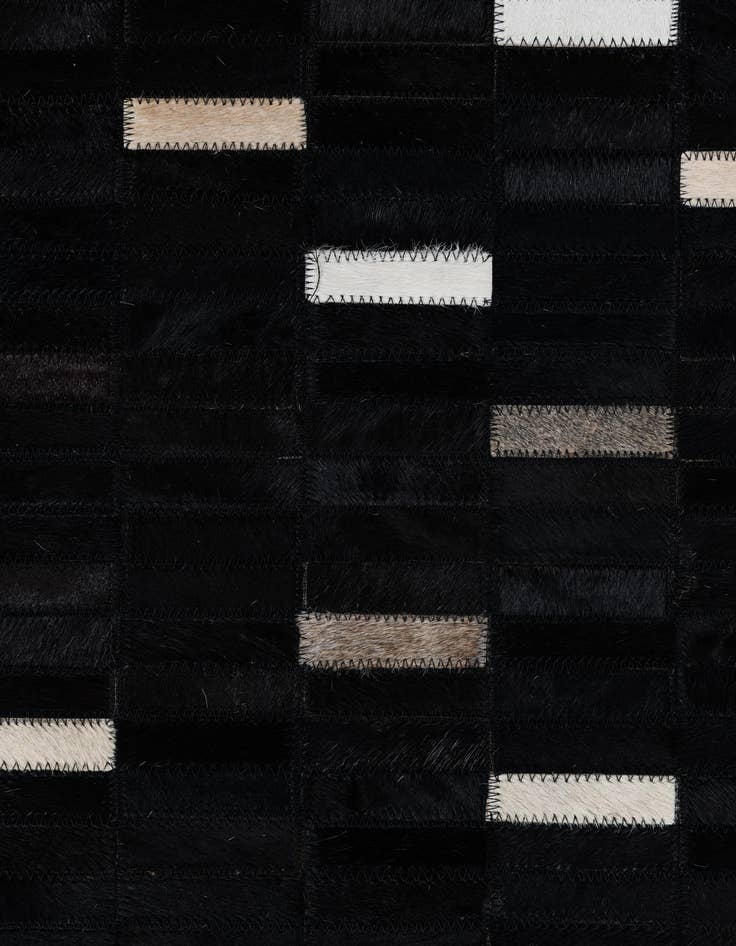 Detail image of  5' x 8' 1 Cowhide Leather Rug