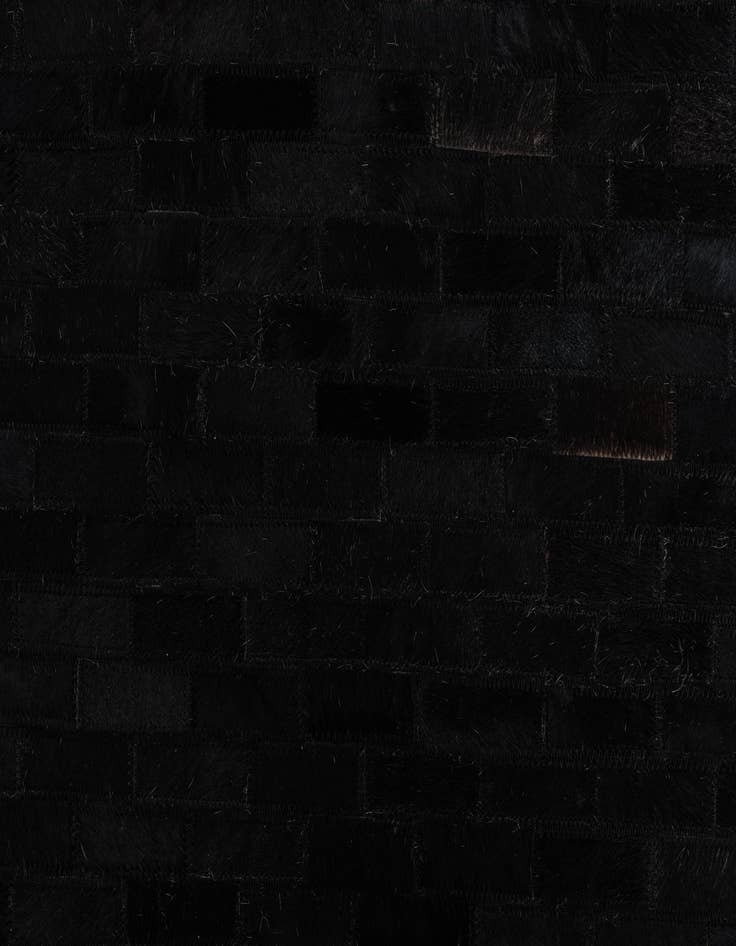 Detail image of  5' 2 x 8' Cowhide Leather Rug