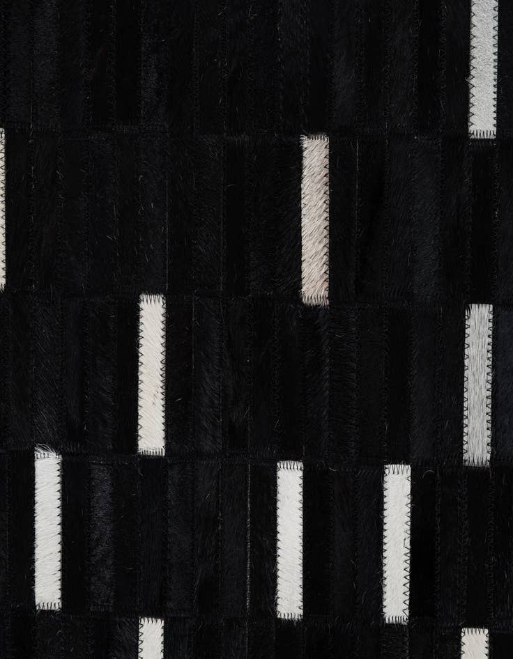 Detail image of  5' x 8' Cowhide Leather Rug