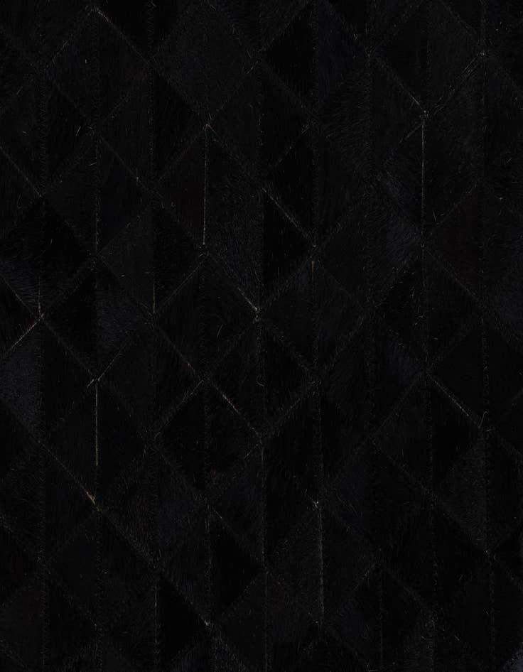 Detail image of  5' x 7' 8 Cowhide Leather Rug