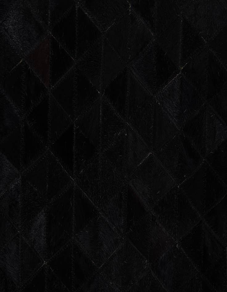 Detail image of  5' x 7' 8 Cowhide Leather Rug