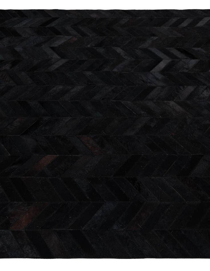 Detail image of  5' 1 x 8' Cowhide Leather Rug