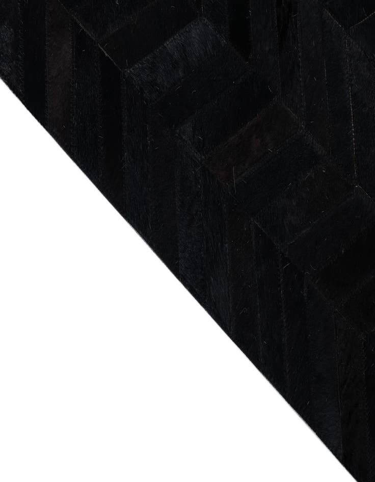 Detail image of  5' 1 x 8' Cowhide Leather Rug