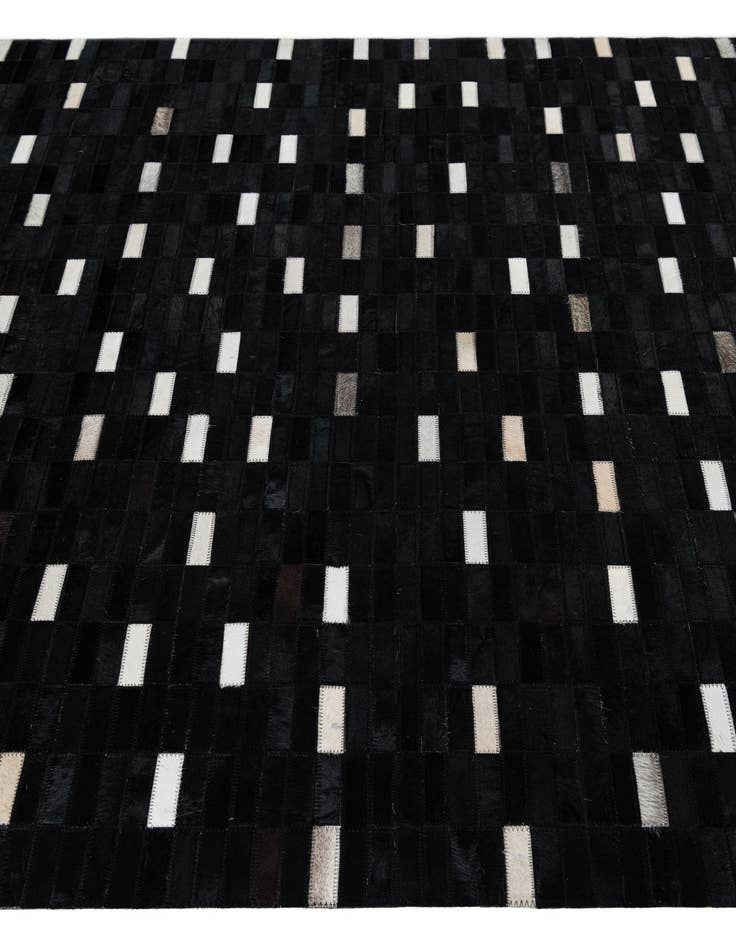 Detail image of  5' x 8' Cowhide Leather Rug