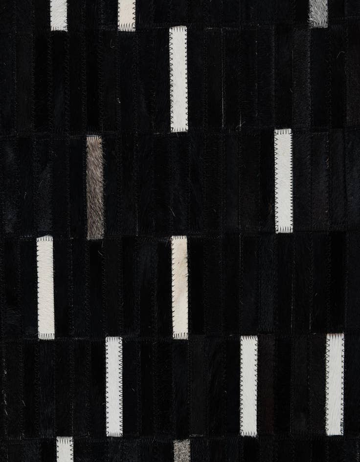 Detail image of  5' x 8' Cowhide Leather Rug