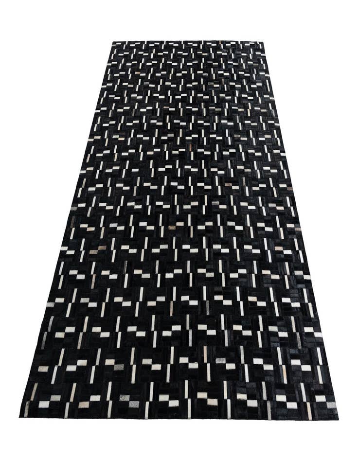 Detail image of  7' 8 x 9' 8 Cowhide Leather Rug