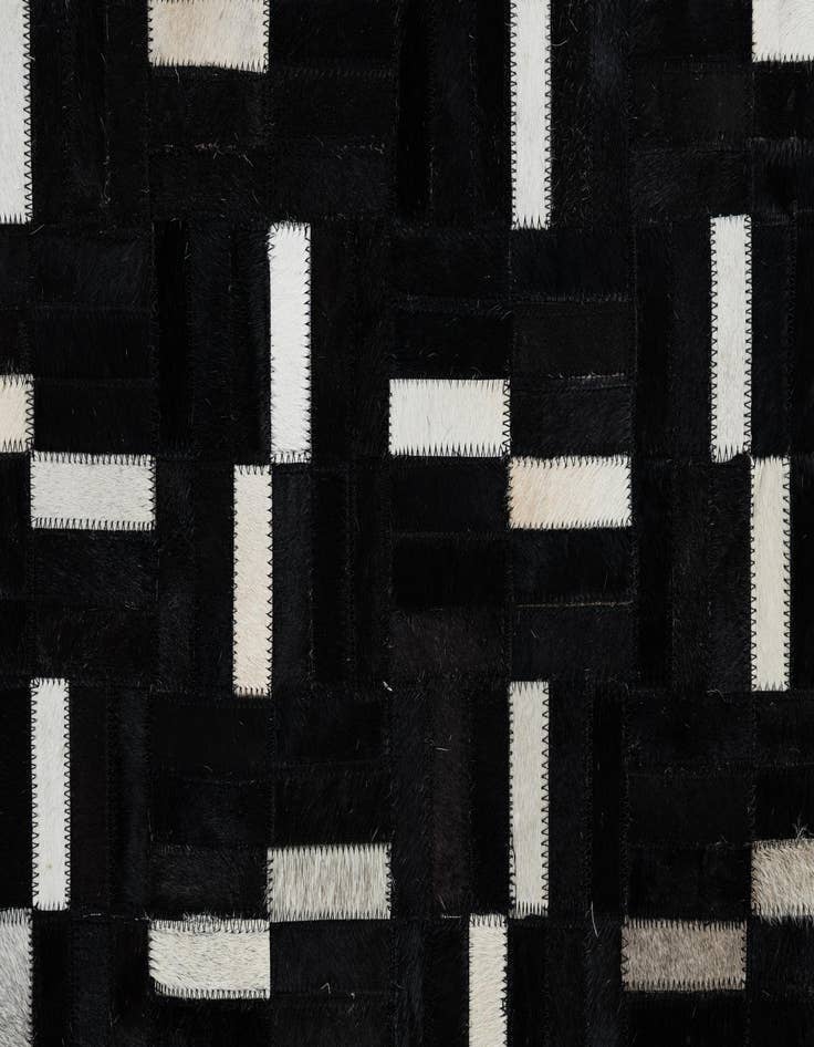 Detail image of  7' 8 x 9' 8 Cowhide Leather Rug