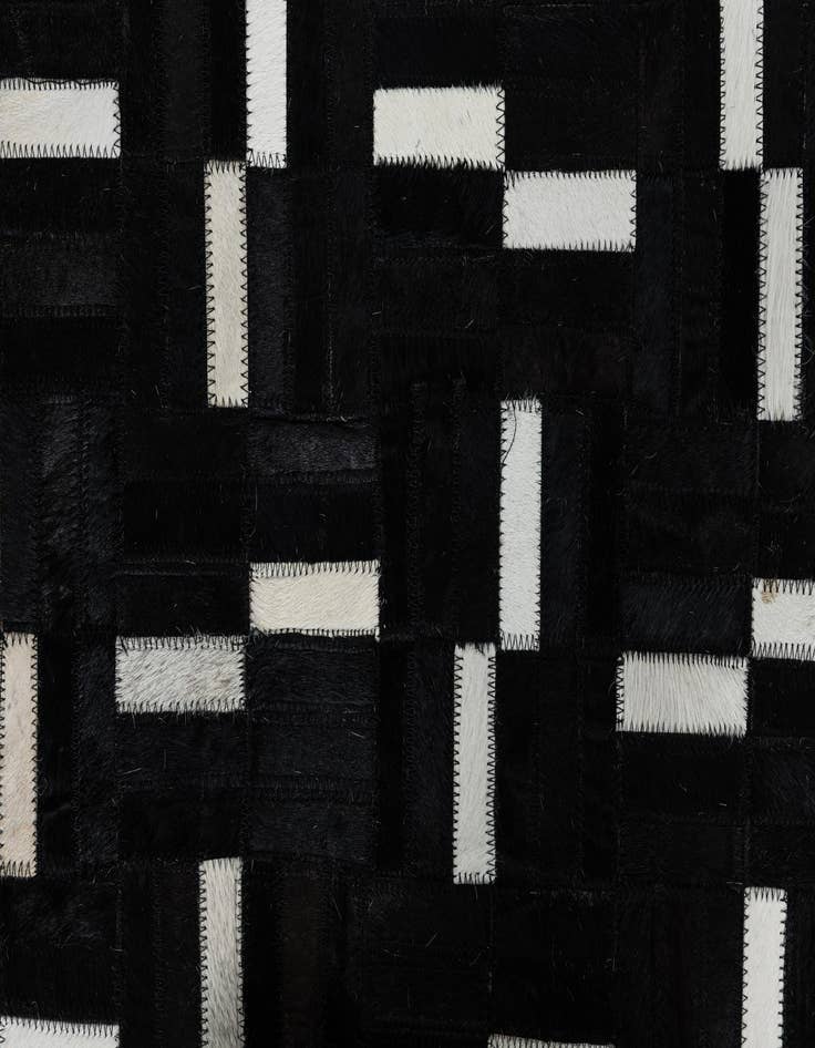 Detail image of  7' 8 x 9' 8 Cowhide Leather Rug