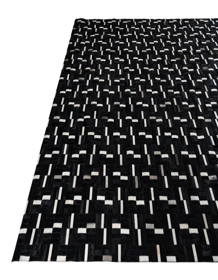 Detail image of  8' 2 x 10' Cowhide Leather Rug