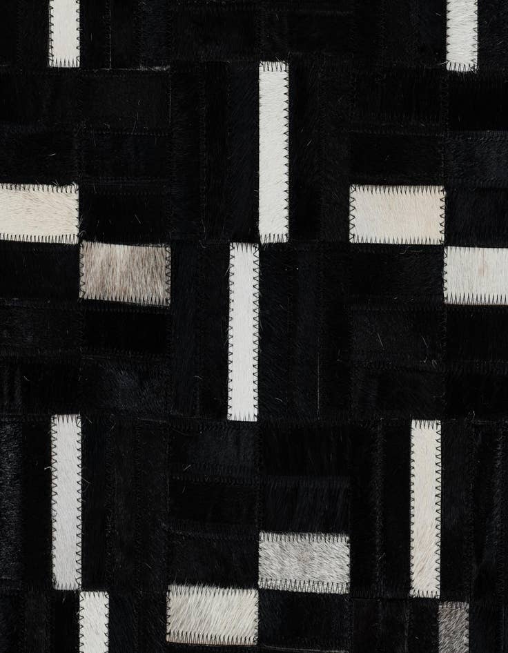 Detail image of  8' 2 x 10' Cowhide Leather Rug
