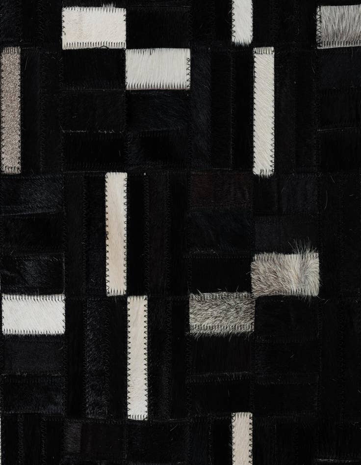 Detail image of  8' 2 x 10' Cowhide Leather Rug