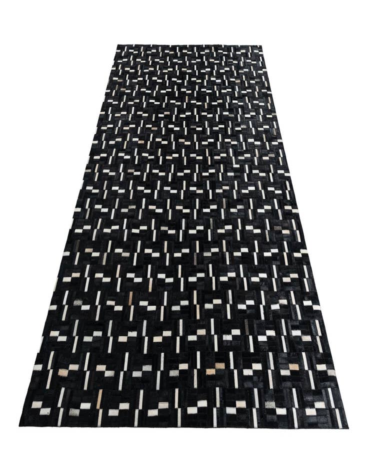 Detail image of  8' x 9' 10 Cowhide Leather Rug