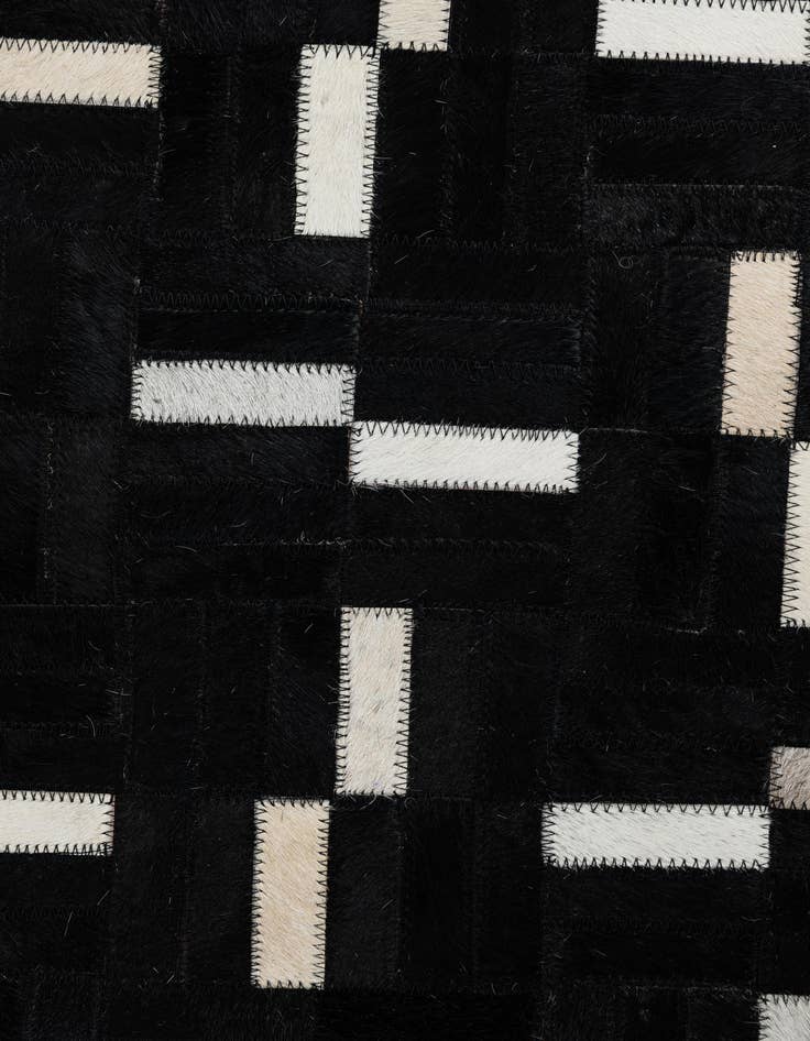 Detail image of  8' x 9' 10 Cowhide Leather Rug