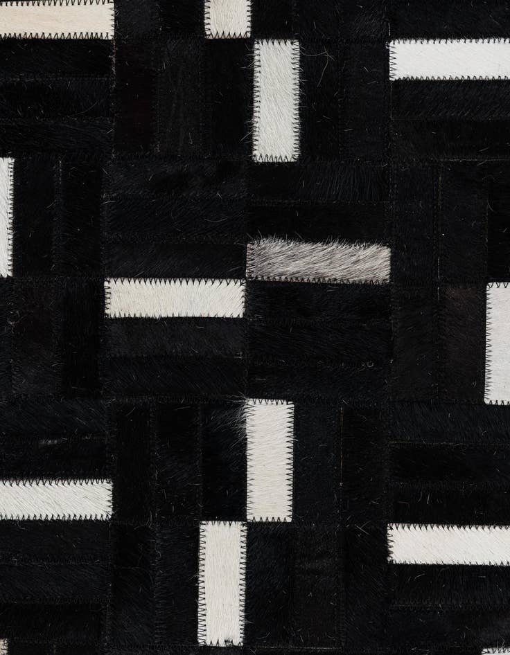 Detail image of  8' 2 x 10' 2 Cowhide Leather Rug