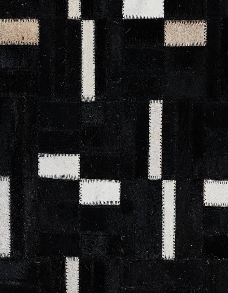 Detail image of  8' 2 x 10' 2 Cowhide Leather Rug