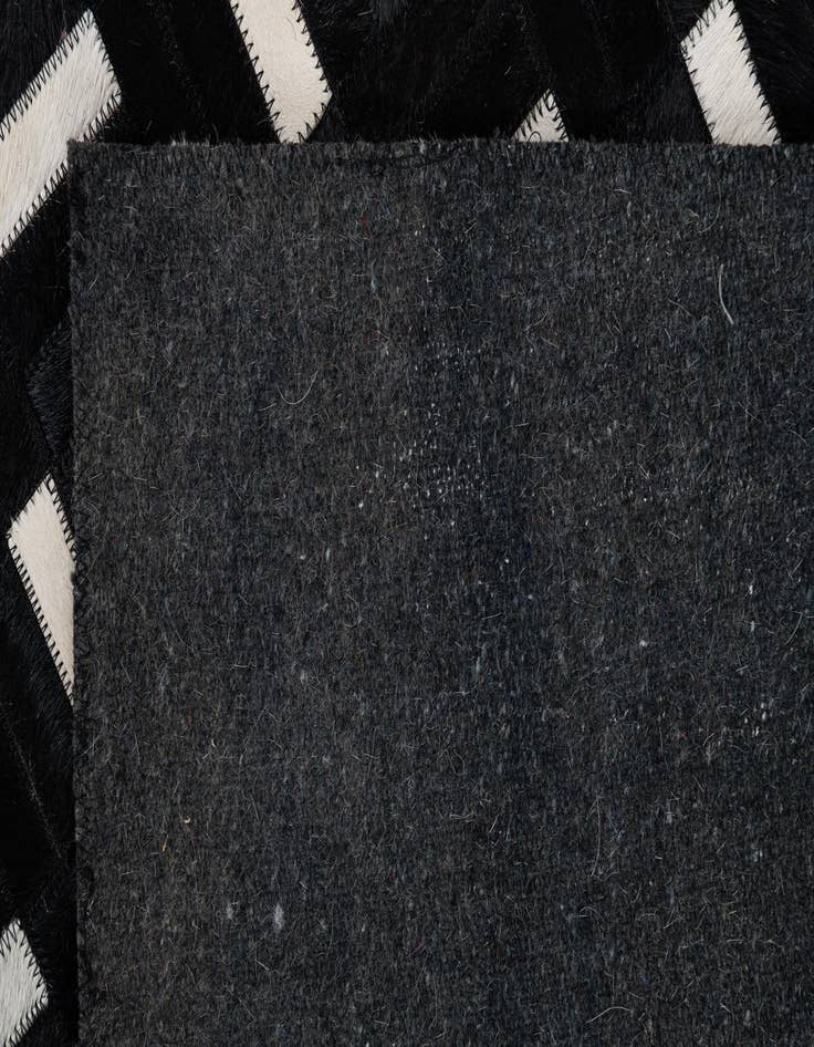 Detail image of  8' 2 x 10' 2 Cowhide Leather Rug