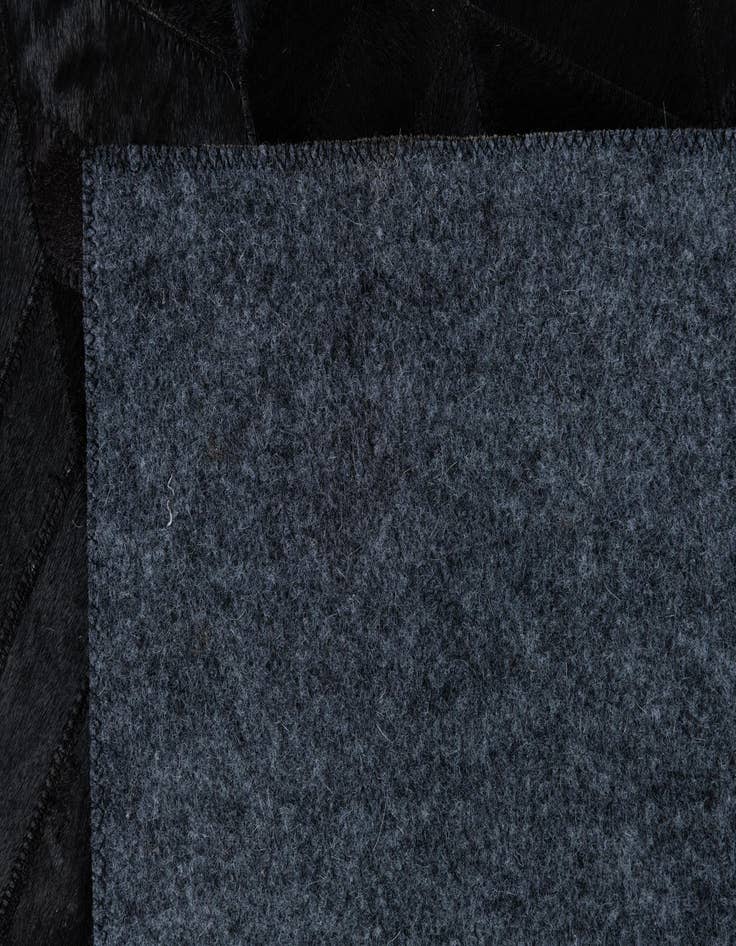 Detail image of  5' 1 x 8' Cowhide Leather Rug