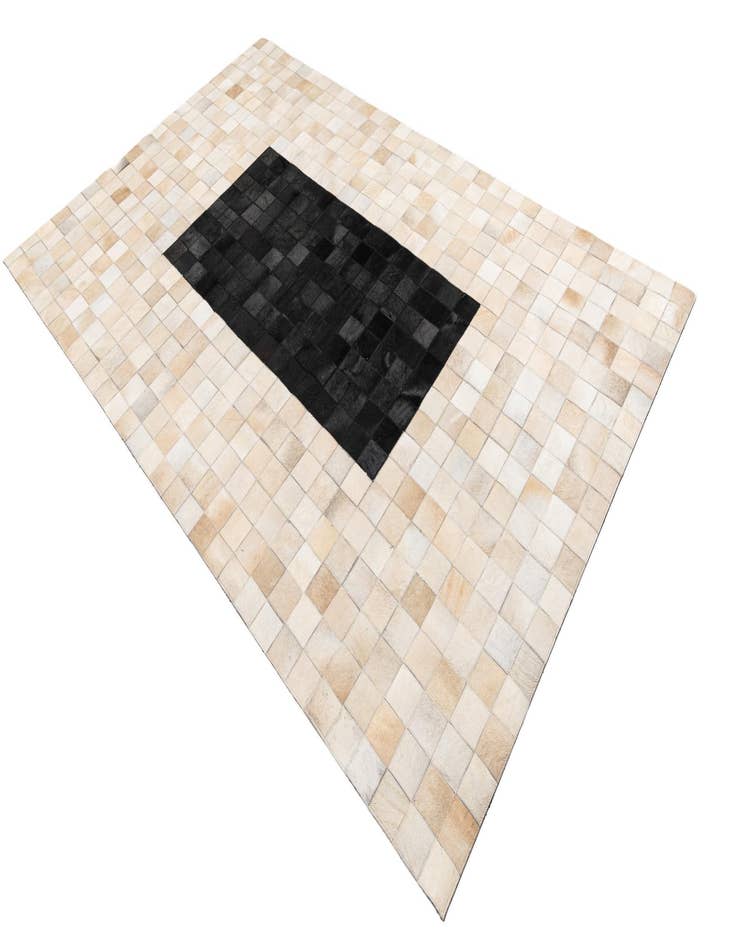 Detail image of  5' x 8' Cowhide Leather Rug