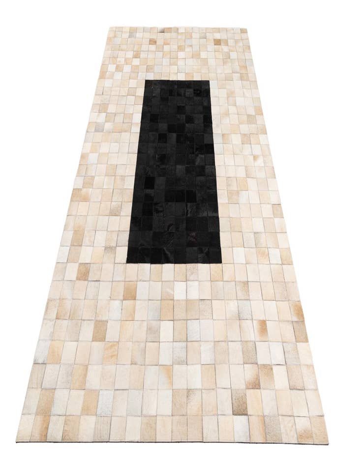 Detail image of  5' x 8' Cowhide Leather Rug