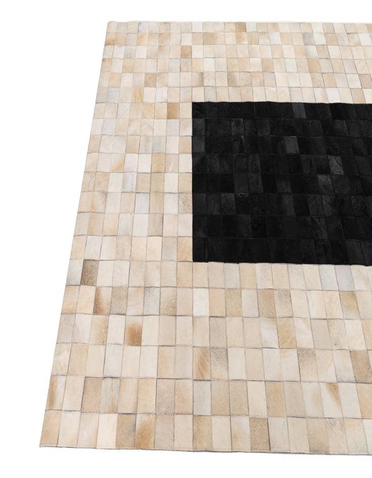 Detail image of  5' x 8' Cowhide Leather Rug
