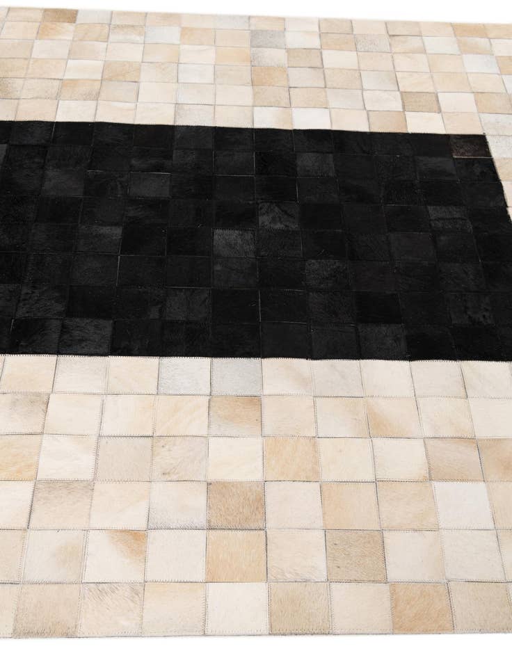 Detail image of  5' x 8' Cowhide Leather Rug