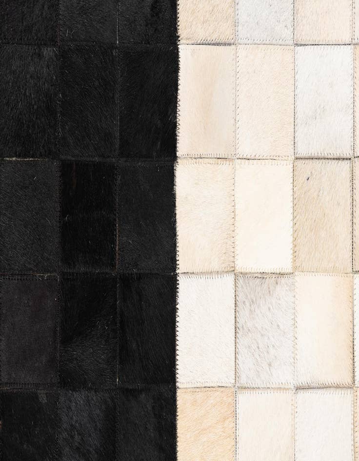 Detail image of  5' x 8' Cowhide Leather Rug