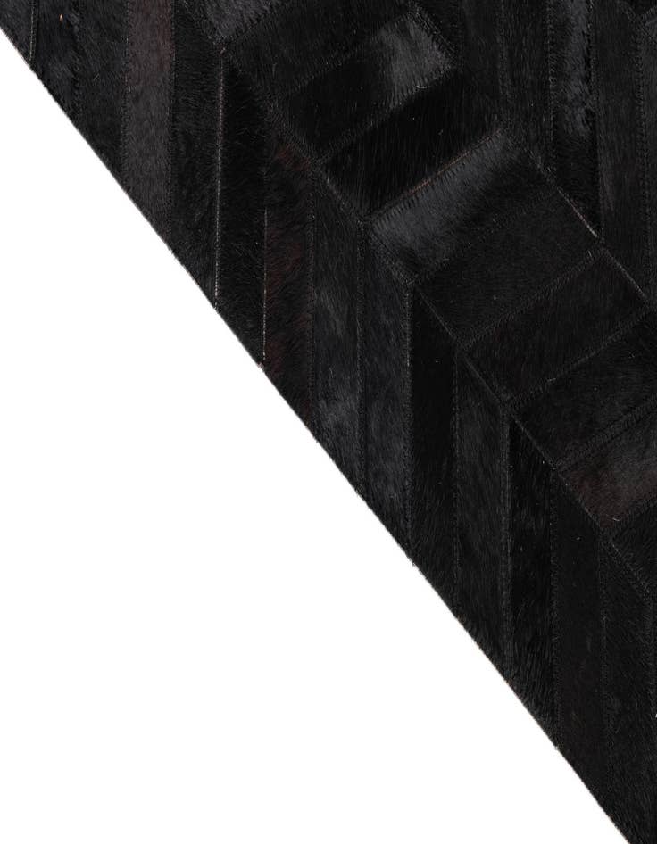 Detail image of  5' 1 x 8' Cowhide Leather Rug