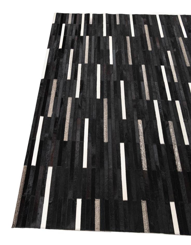 Detail image of  5' 1 x 8' Cowhide Leather Rug