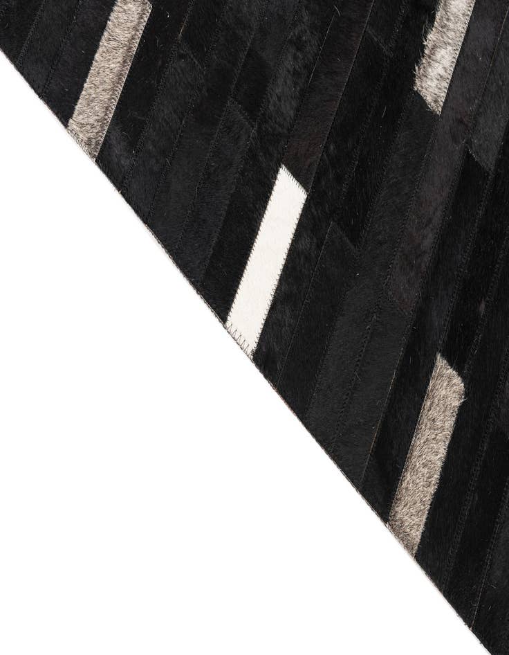 Detail image of  5' 1 x 8' Cowhide Leather Rug