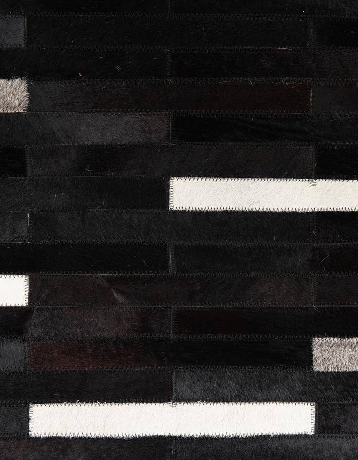 Detail image of  5' 1 x 8' Cowhide Leather Rug