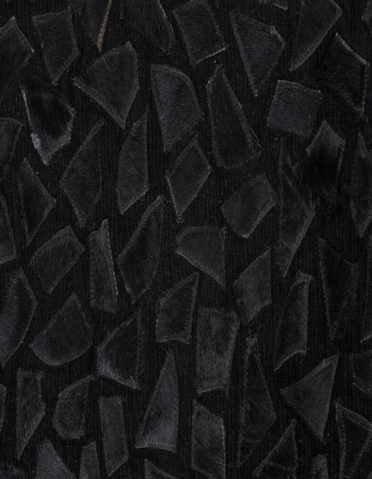 Detail image of  3' 10 x 5' 9 Cowhide Leather Rug