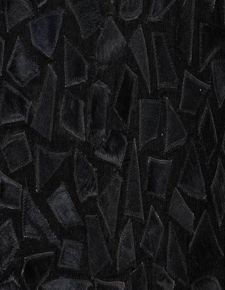 Detail image of  3' 10 x 5' 9 Cowhide Leather Rug