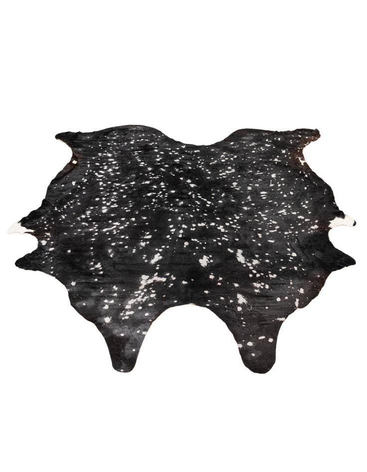 Detail image of  6' 4 x 7' Cowhide Leather Rug