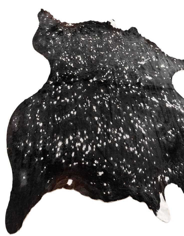 Detail image of  6' 4 x 7' Cowhide Leather Rug