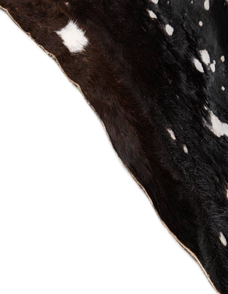 Detail image of  6' 4 x 7' Cowhide Leather Rug