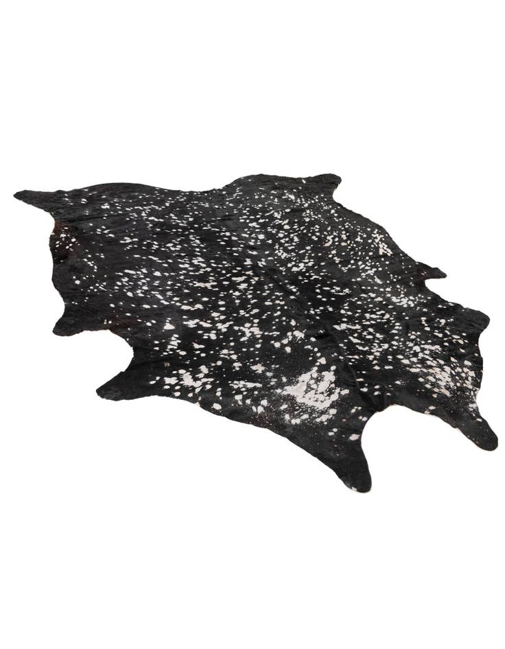 Detail image of  6' 3 x 7' 3 Cowhide Leather Rug