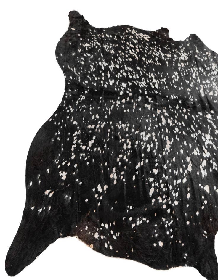 Detail image of  6' 3 x 7' 3 Cowhide Leather Rug