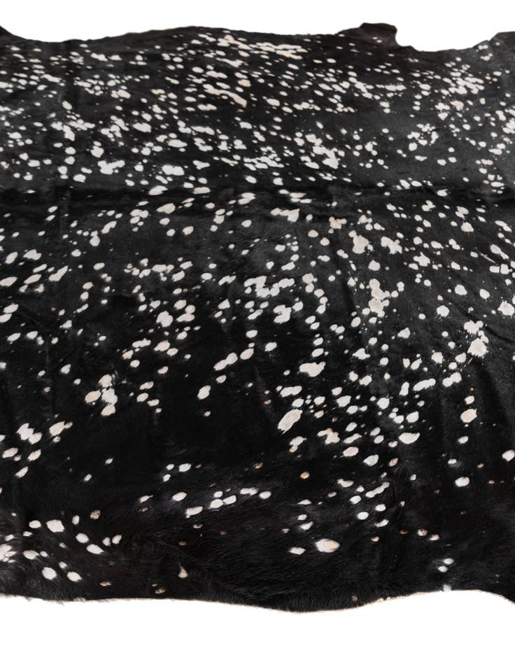 Detail image of  6' 3 x 7' 3 Cowhide Leather Rug