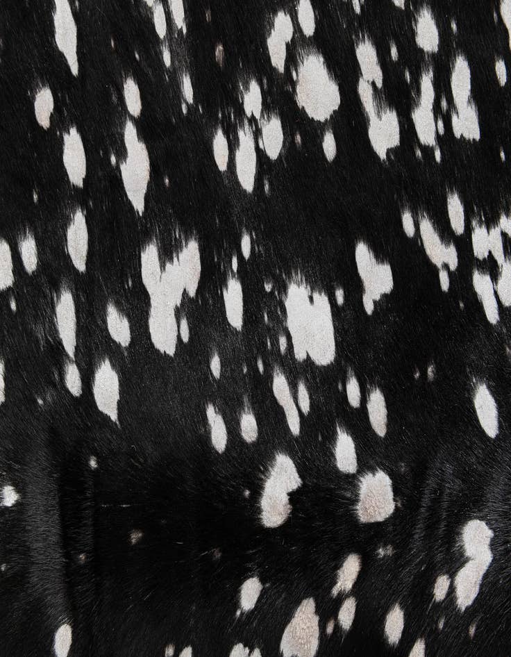 Detail image of  6' 3 x 7' 3 Cowhide Leather Rug